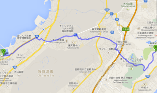 Komplette Wanderroute